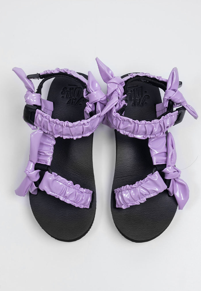Lilac Patent Jaedals