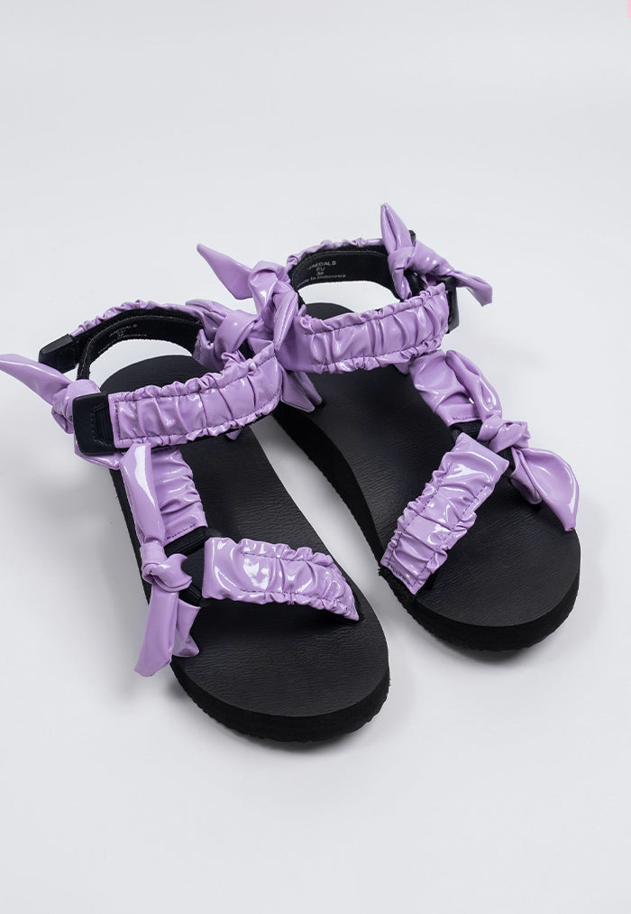 Lilac Patent Jaedals