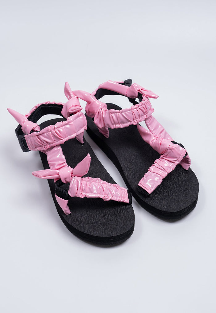 Pink Patent Jaedals