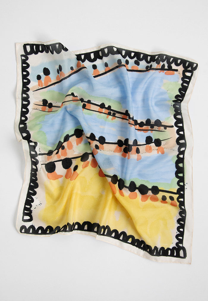 Karangan Mini Square Scarf/ Bandana - Hitachi
