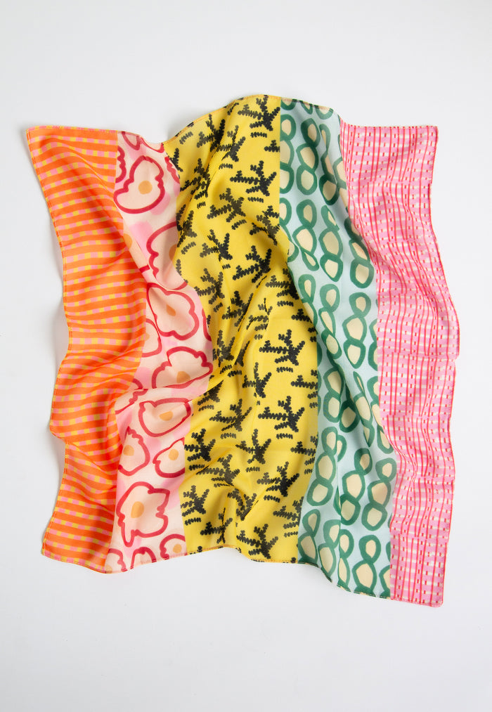 Karangan Mini Square Scarf/ Bandana - Mix Pattern #3