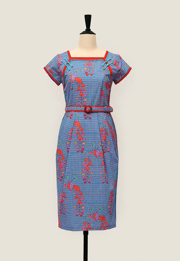 Nala Boat Neck Cheongsam - Willow Roses Clearwater