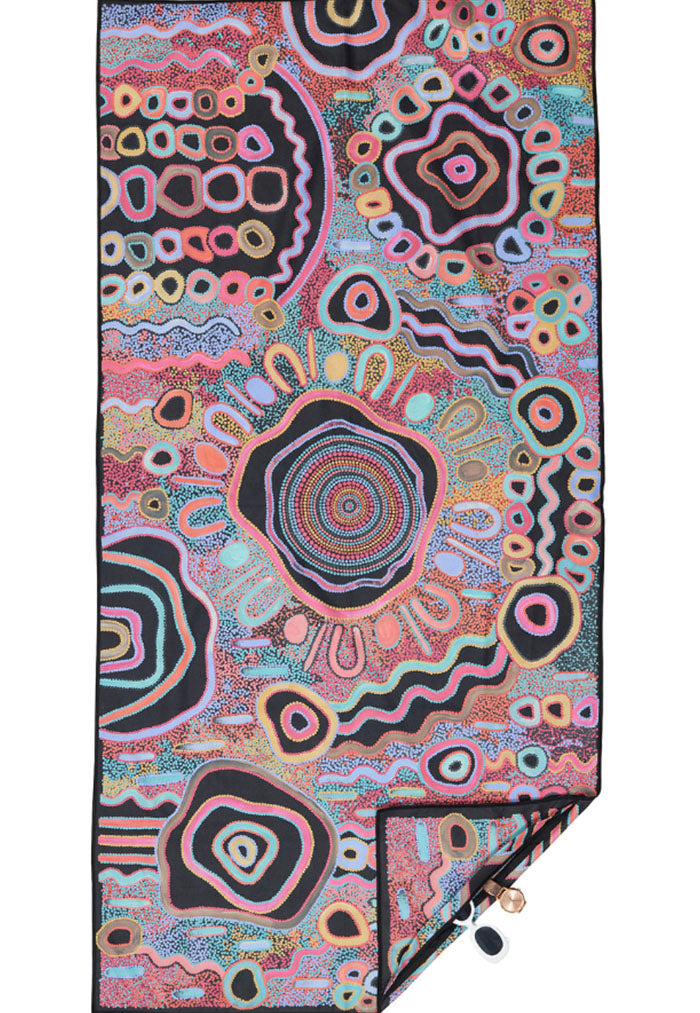 SomerSide Beach Towel Regular - Camping Under the Moonlight