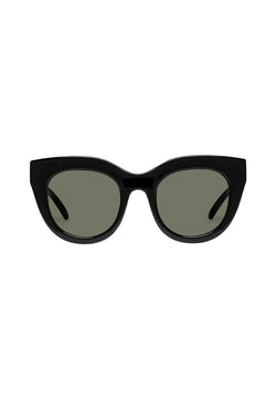 Le Specs Air Heart Sunglasses - Black