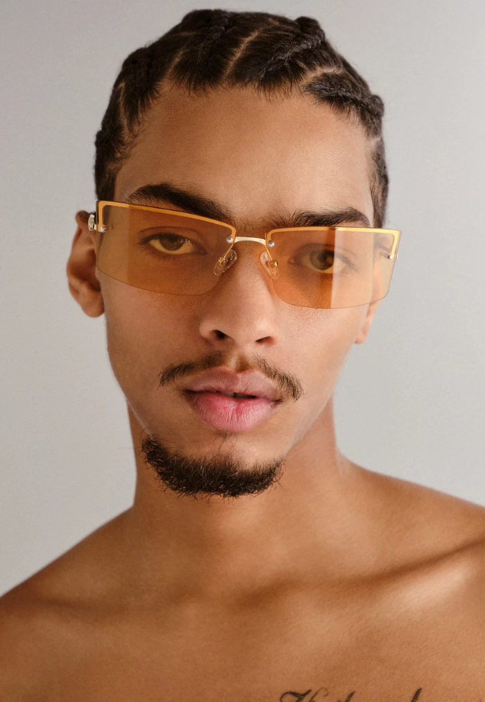 Le Specs Alien Ltd Edt Sunglasses - Bright Gold
