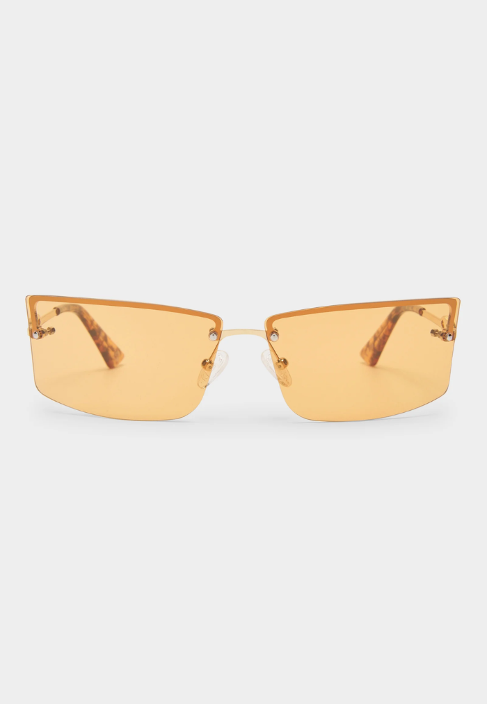 Le Specs Alien Ltd Edt Sunglasses - Bright Gold