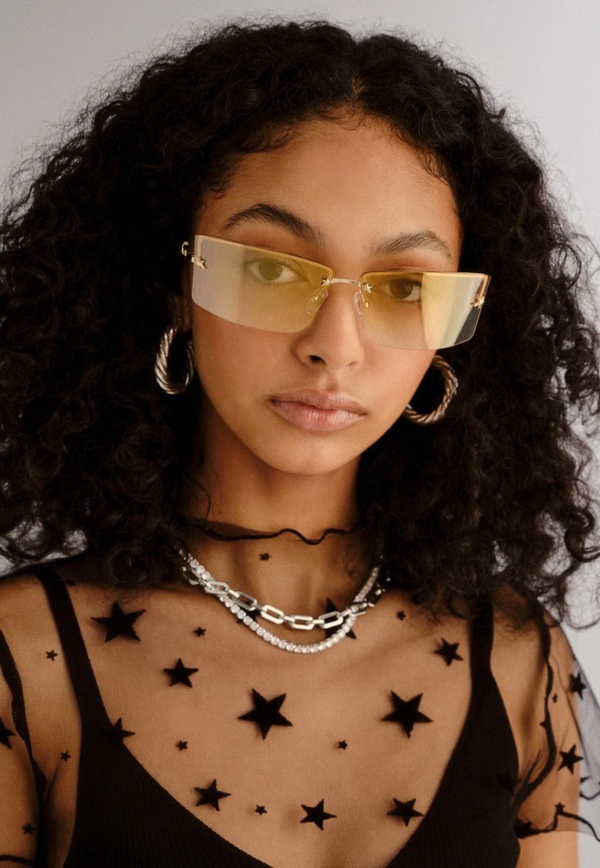 Le Specs Alien Sunglasses - Gold