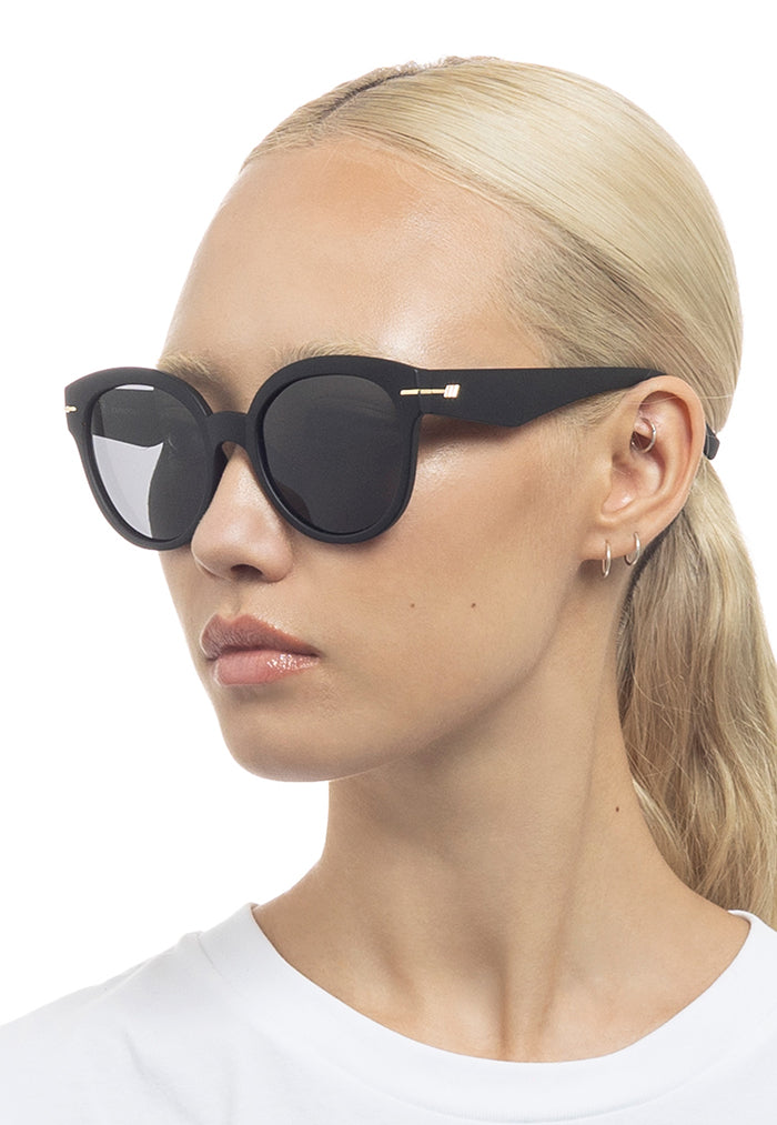 Le Specs Capacious Sunglasses - Matte Black