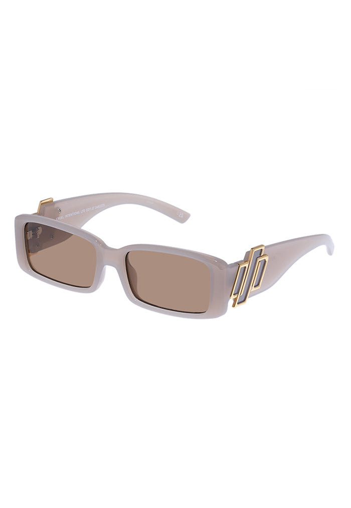 Le Specs Cruel Intentions Sunglasses - Oatmeal