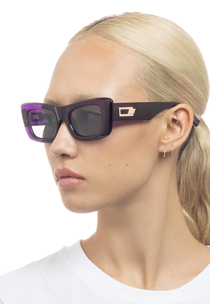 Le Specs Dopamine Ltd Edt Sunglasses - Dark Violet