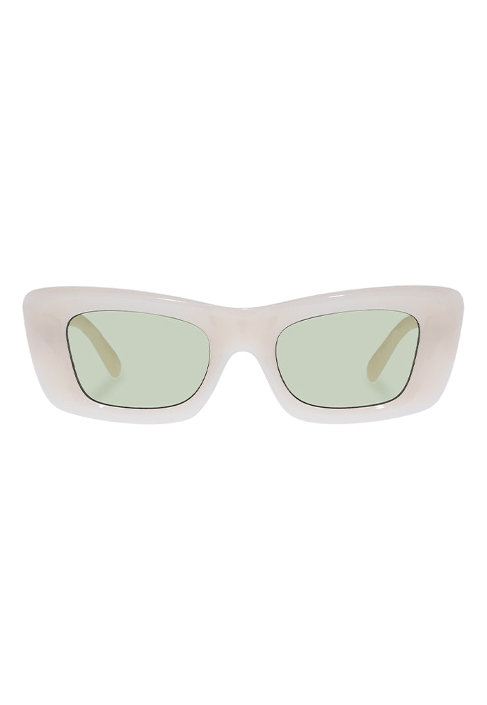 Le Specs Dopamine Sunglasses - Milky Almond