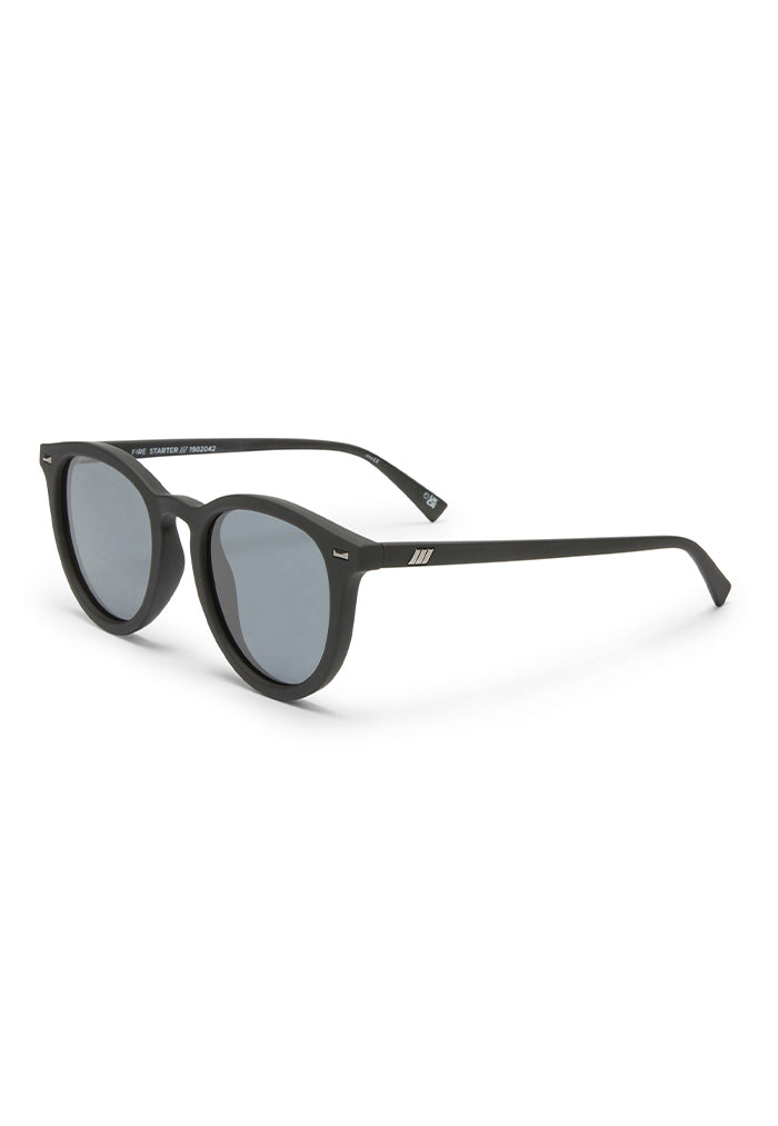 Le Specs Fire Starter Sunglasses - Black Rubber