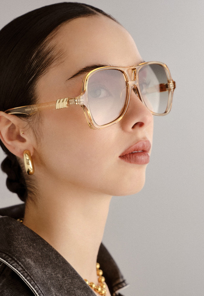 Le Specs Fortune Teller Sunglasses - Sand