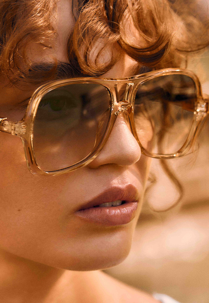 Le Specs Fortune Teller Sunglasses - Sand