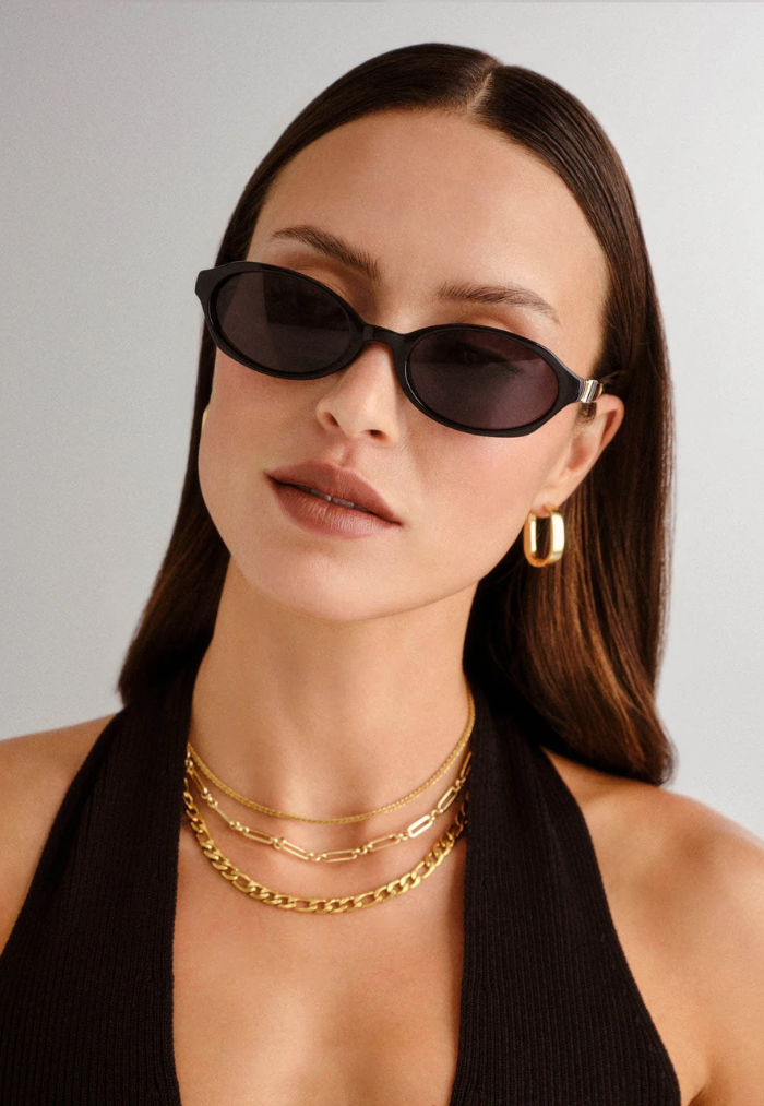 Le Specs Lunita Sunglasses - Black