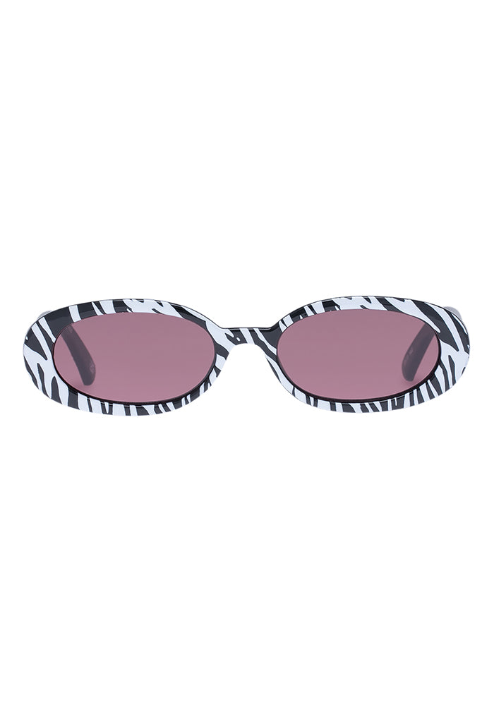 Le Specs Outta Love Sunglasses - White Tiger