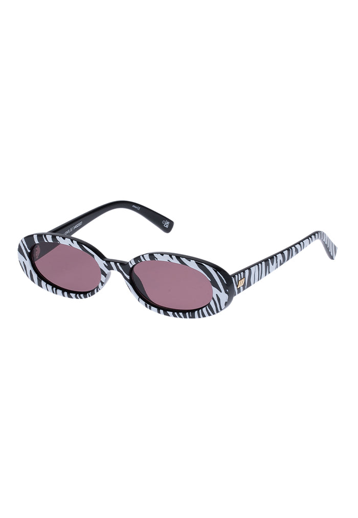 Le Specs Outta Love Sunglasses - White Tiger