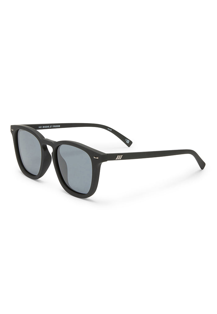 Le Specs No Biggie Sunglasses - Black Rubber