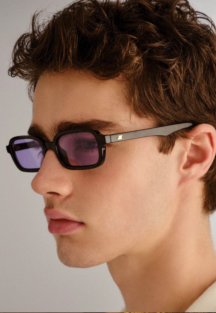 Le Specs Pilferer Sunglasses - Black/Lilac