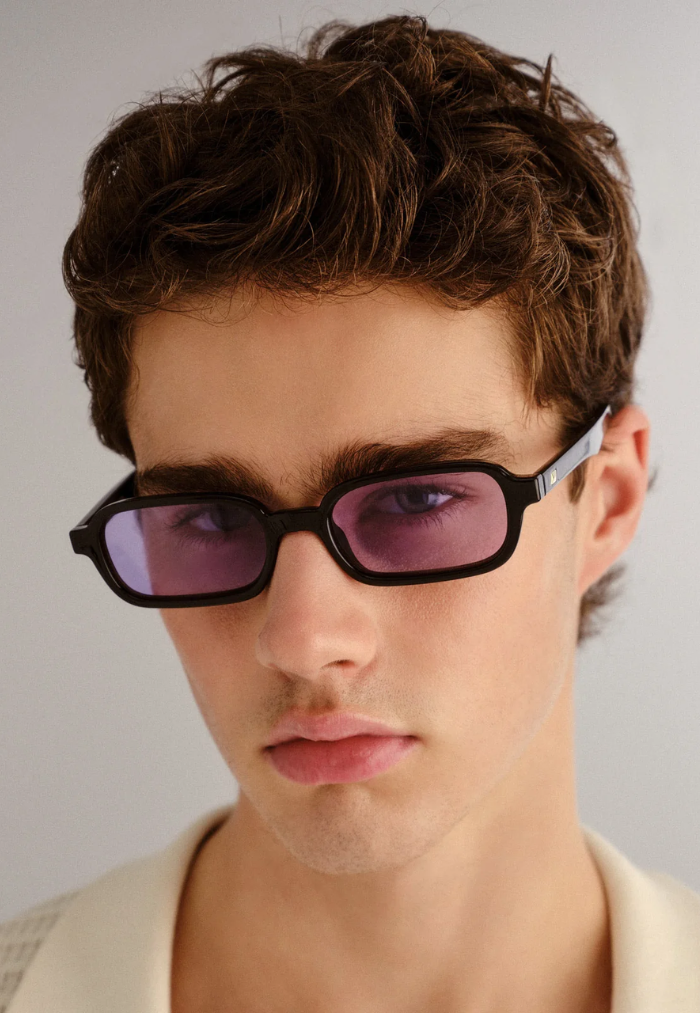 Le Specs Pilferer Sunglasses - Black/Lilac