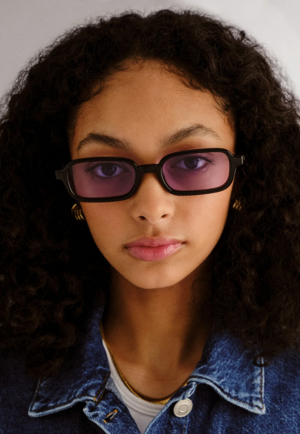 Le Specs Pilferer Sunglasses - Black/Lilac