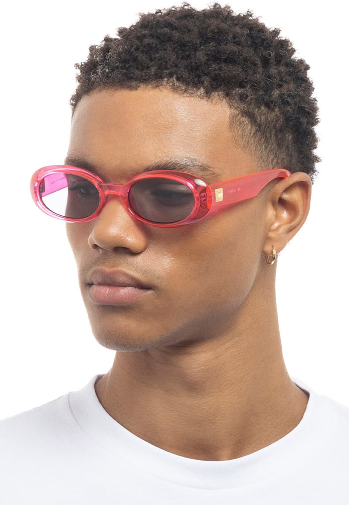 Le Specs Work It! Sunglasses - Hyper Pink