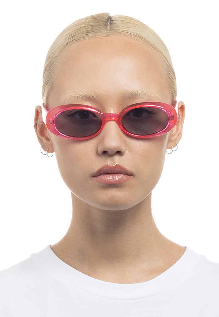 Le Specs Work It! Sunglasses - Hyper Pink