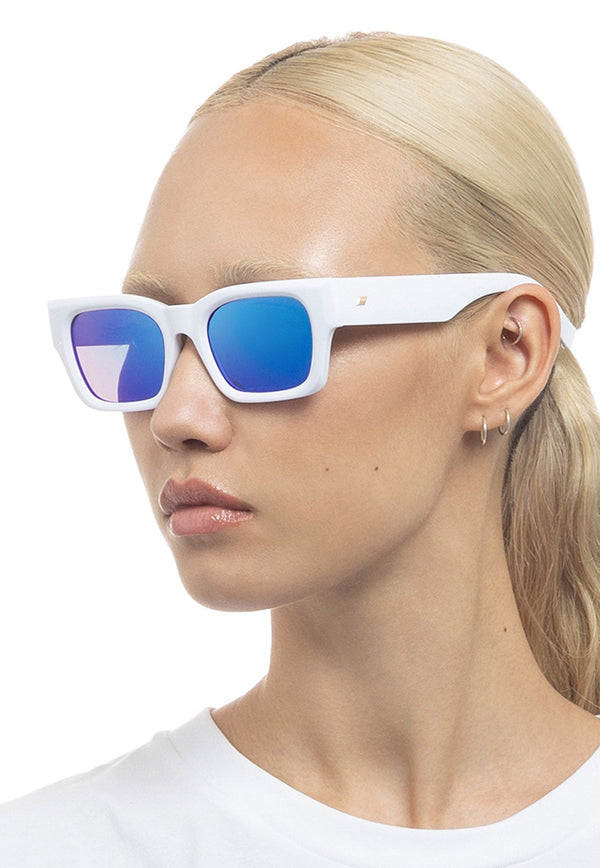 Le Specs Shmood Sunglasses - White