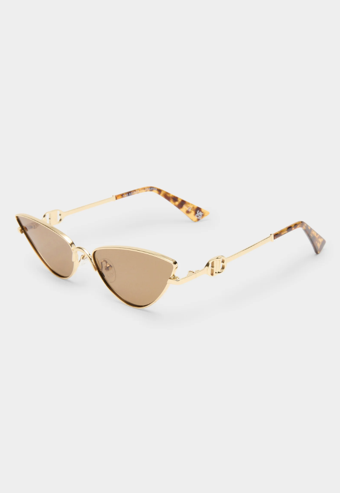 Le Specs The Soiree Sunglasses - Bright Gold