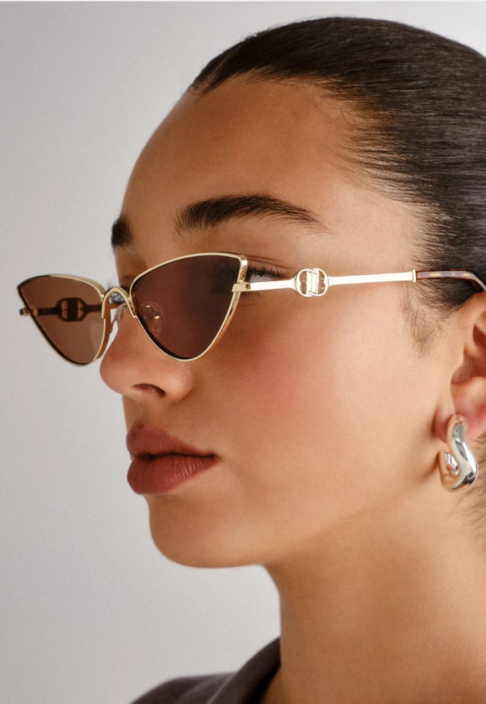 Le Specs The Soiree Sunglasses - Bright Gold
