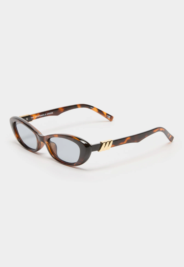 Le Specs The Whisperer Sunglasses - Dark Tort