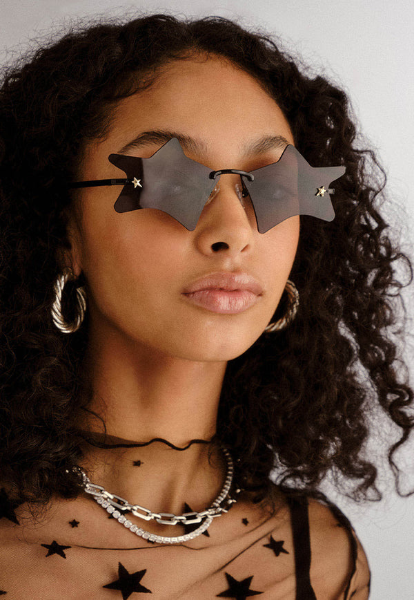 Le Specs Twinkle Sunglasses - Black