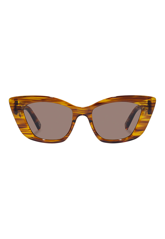 Le Specs Tranquil Turmoil Sunglasses - Woodstripe