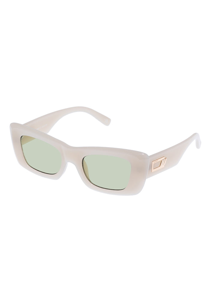 Le Specs Dopamine Sunglasses - Milky Almond