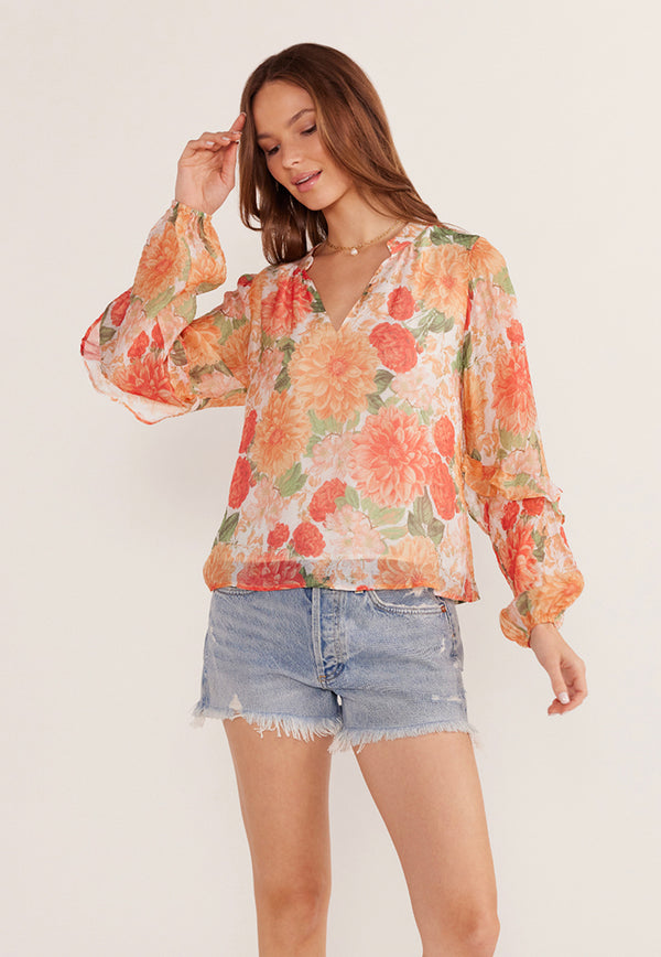 MINKPINK Aida Long Sleeve Blouse