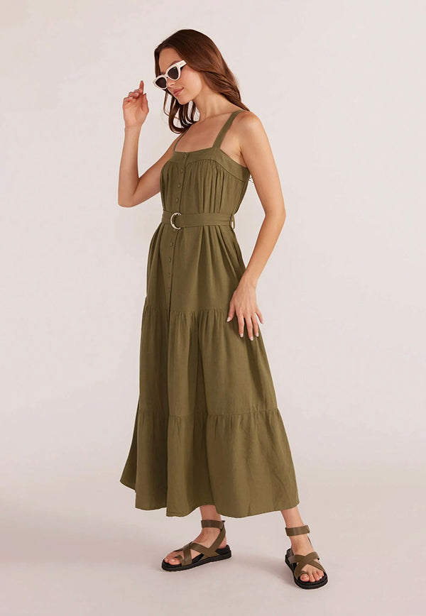 MINKPINK Amara Tiered Midi Dress