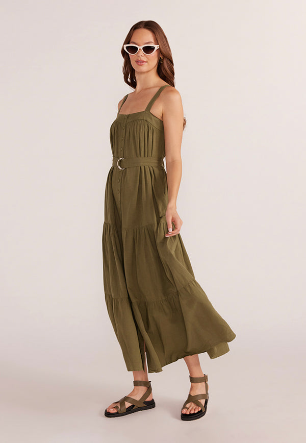 MINKPINK Amara Tiered Midi Dress