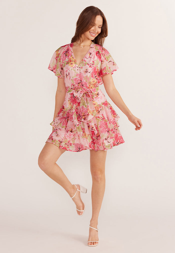 MINKPINK Simone Frill Mini Dress