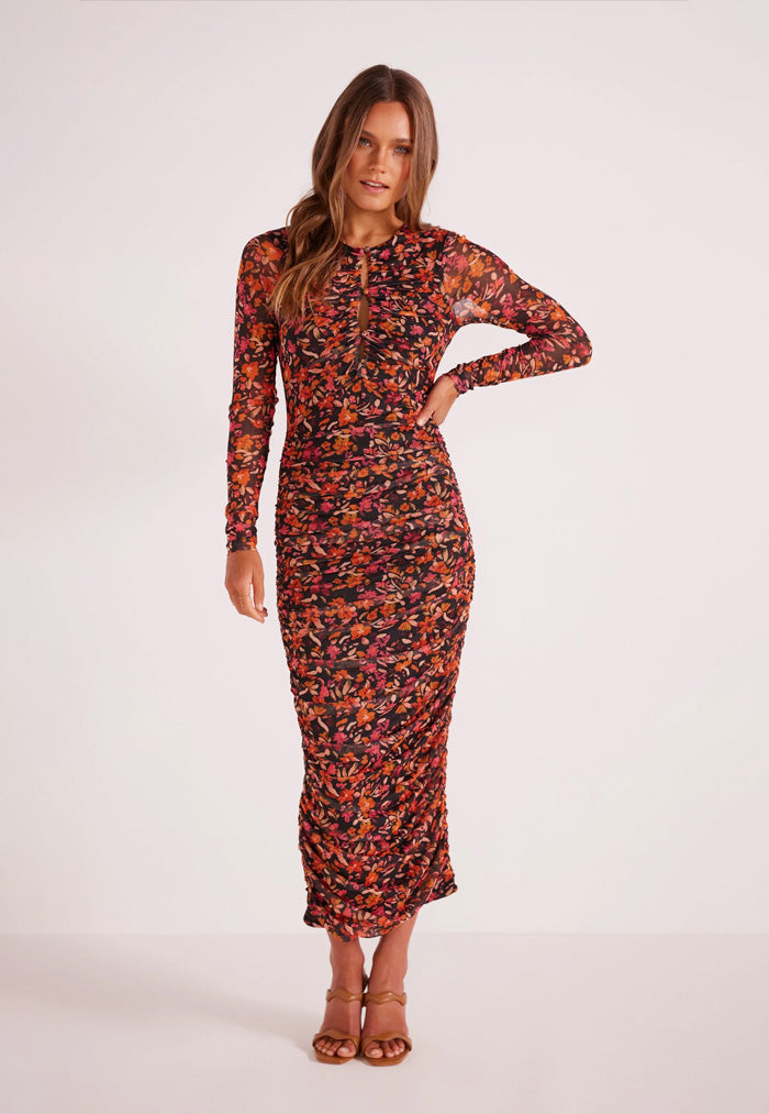 MINKPINK Sorrento Mesh Midi Dress