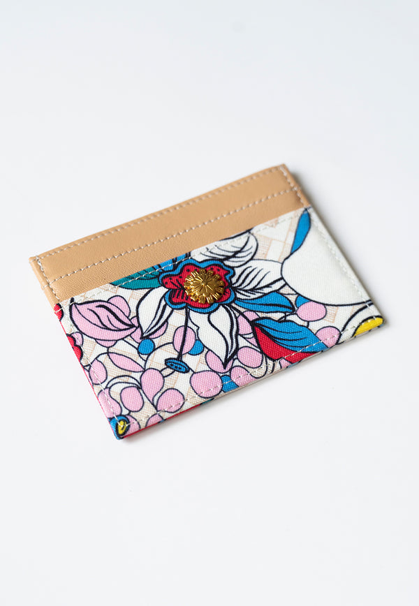 Nala Card Holder - Mandi Bunga White