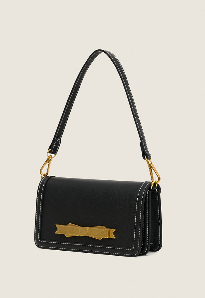 Nala Bella Leather Bag - Black