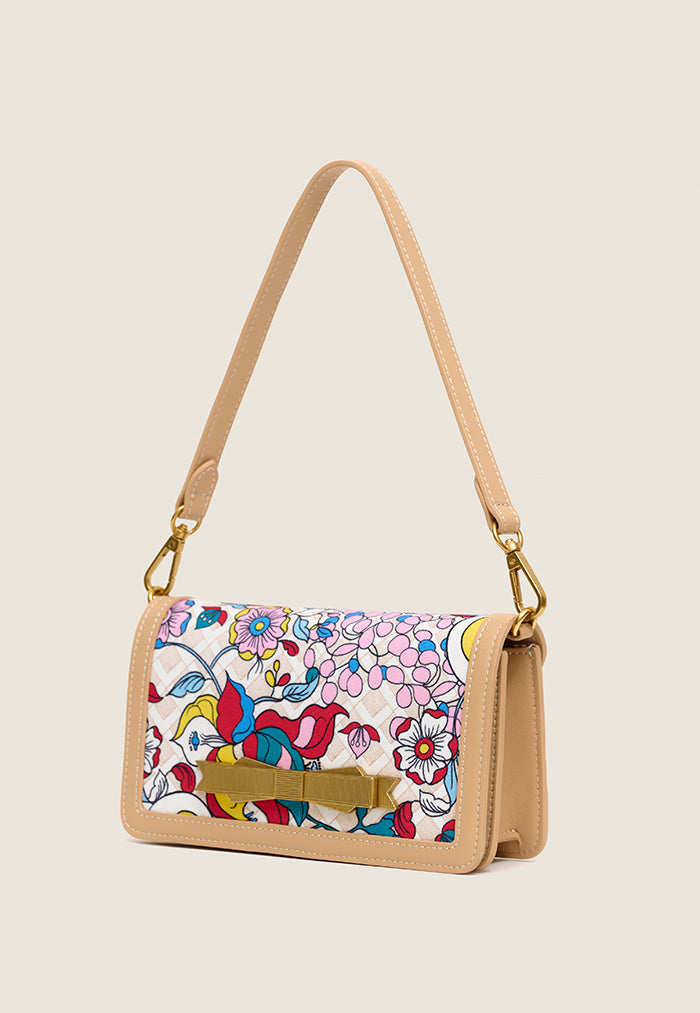 Nala Bella Leather Bag - Mandi Bunga White