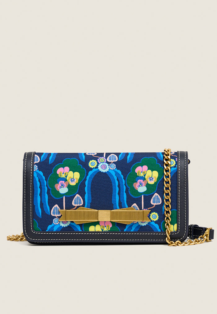 Nala Bella Leather Bag - Violets & Radiccio