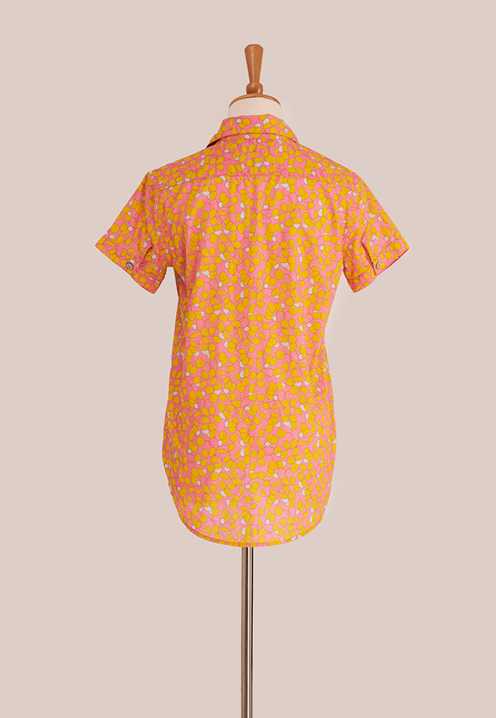 Nala Classic Ladies Shirt - Petals Super Lemon