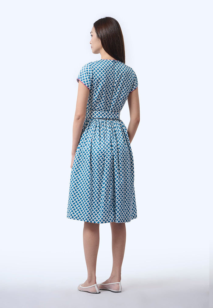 Nala Flair Cheongsam - Love Lace Blue