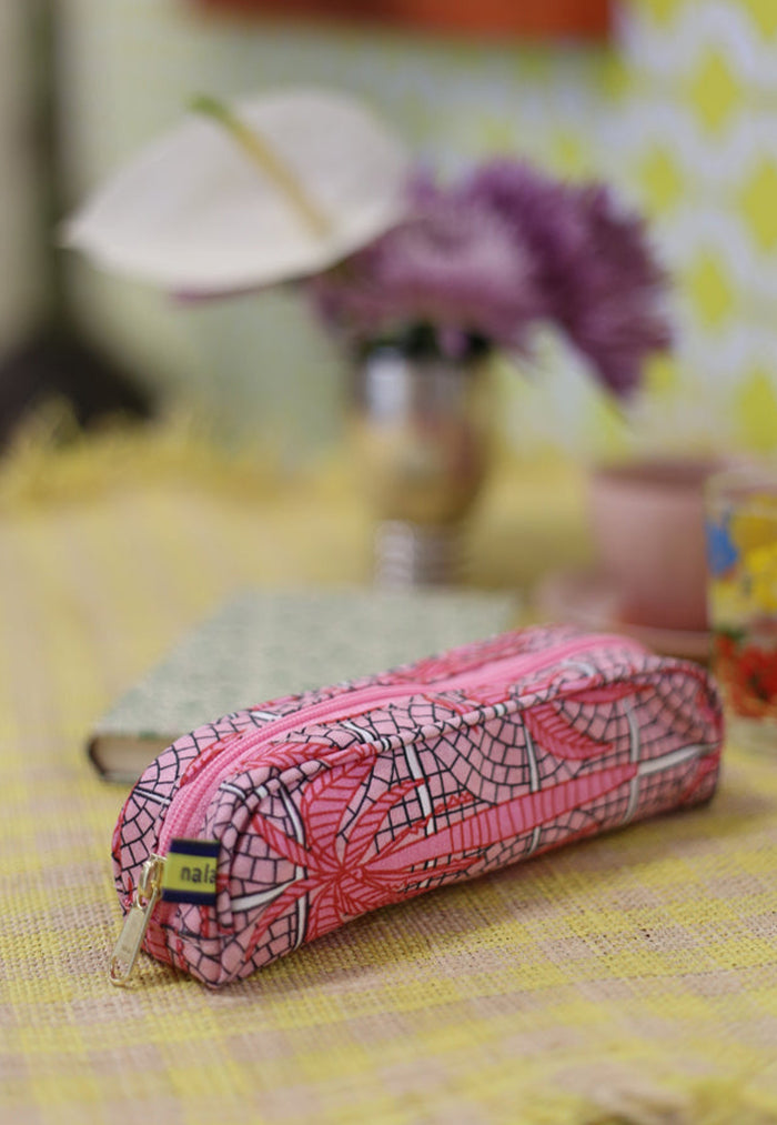 Nala Kasturi Pencil Case - Palm Pink