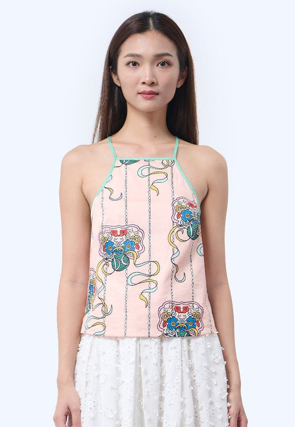 Nala Chinese Bustier Top -  Ribbons Ballet