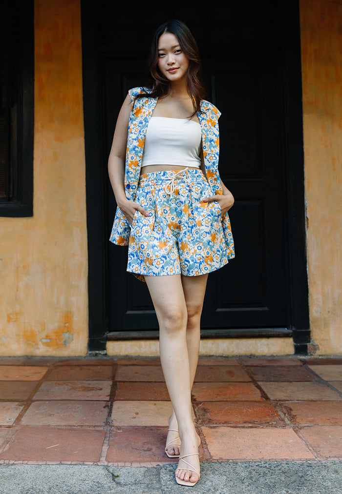 One Puram Zenith Shorts - Azure Blossom