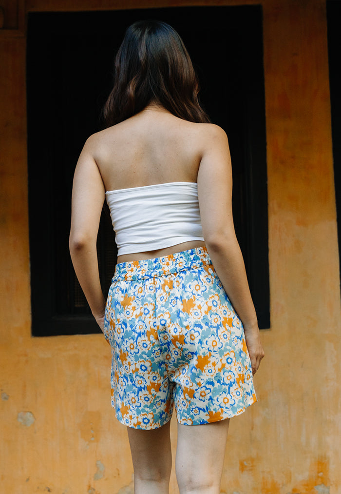 One Puram Zenith Shorts - Azure Blossom