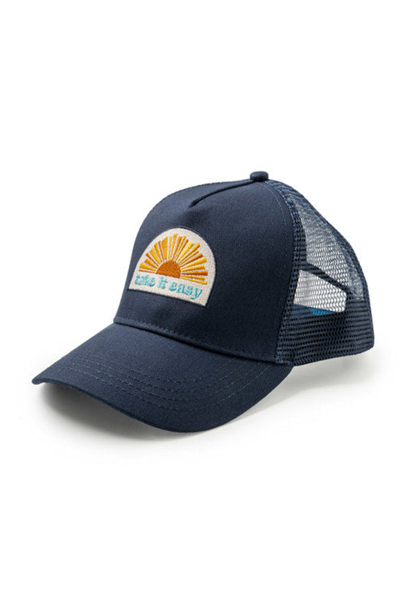 Pacific Brim Trucker Hat - Take It Easy